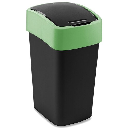 Curver Zelena/crna plastična kanta za smeće za odvojeni otpad 25 l Flip Bin &ndash; Cijene