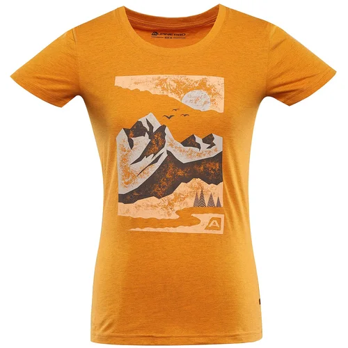 Alpine pro Women's cotton T-shirt BOLENA russet orange variant PA