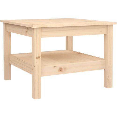 Maison Chic Klubska mizica - kavna mizica - Nizka mizica 55x55x40 cm trdna borovina, (21754975) Cene