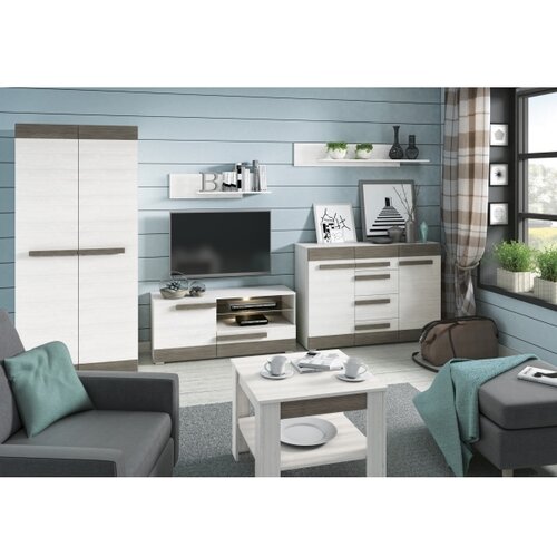  Zidna polica SARPA 23x92 cm bela Slike