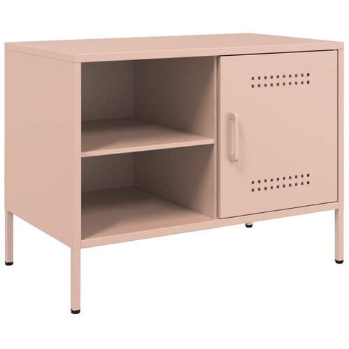 Maison Chic TV omarica - TV enota - Televizijska omarica roza 68x39x50,5 cm jeklo, (21701761) Cene