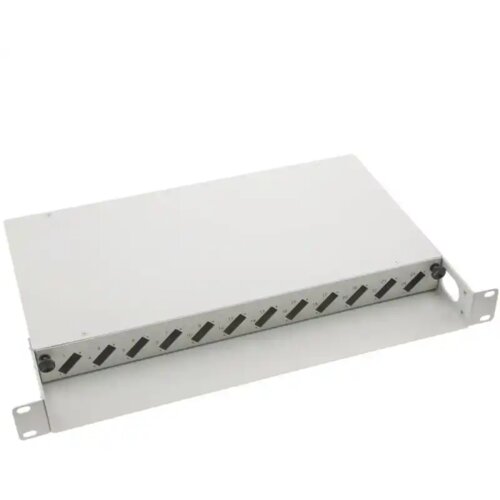 Netiks Fiber optički patch panel 19/1U sa 12 duplex slotova za SC duplex/LC quad adaptere Cene
