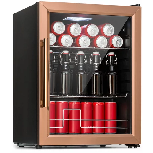 Klarstein Beersafe XL, hladilnik, 60 litrov, 2 polici, dvojna izolacija panoramskih vrat, nerjaveče jeklo