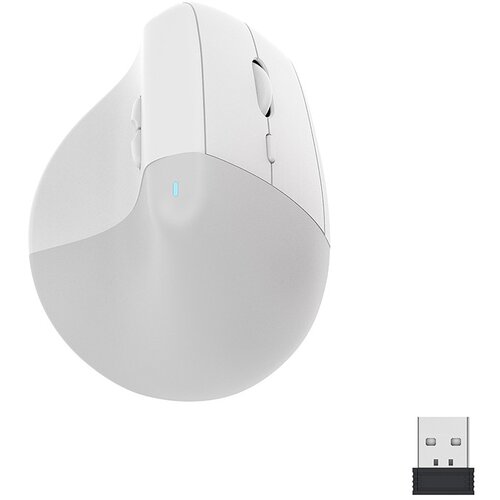 INF Ergonomska Bluetooth mi&amp;scaron;ka z dvojnim načinom in nastavljivo DPI White, (5000129783) Slike