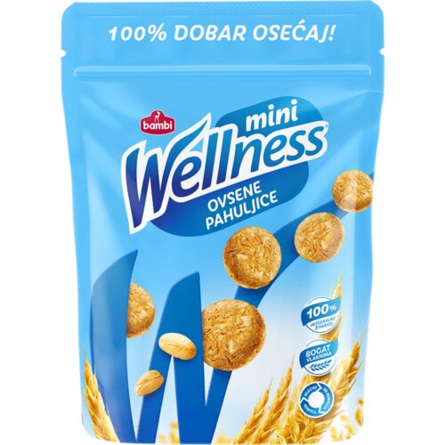 Wellness KEKS INTEGRALNI MINI OVSENE 70G Cene
