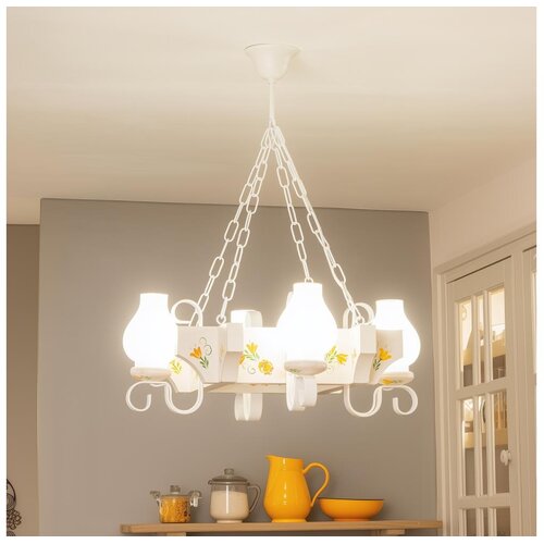  Brilagi - Luster na lancu QUEEN 4xE14/40W/230V bukva/krem Cene