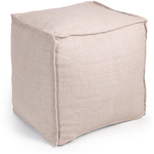 Kave Home bež vrtni puf Leeith, 40 x 39 cm Slike