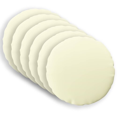  Presvlaka za jastuk 6 pcs HEERLEN Krem Ø 60 cm Poliester Cene