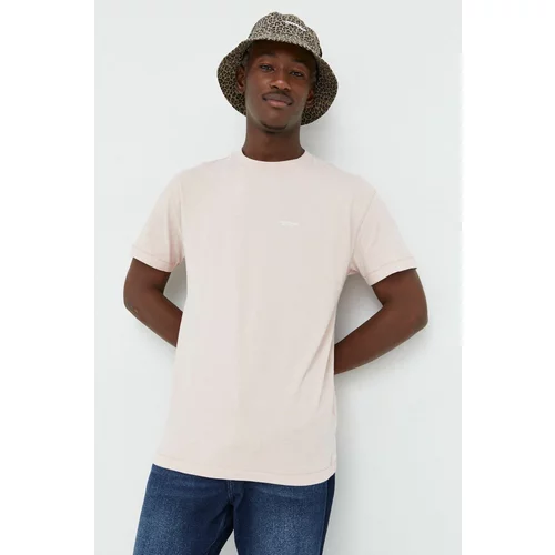 Abercrombie & Fitch Pamučna majica boja: ružičasta, s tiskom