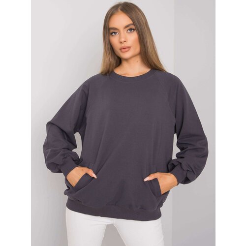 RUE PARIS Sweatshirt-RV-BL-7191.37P-graphite Cene