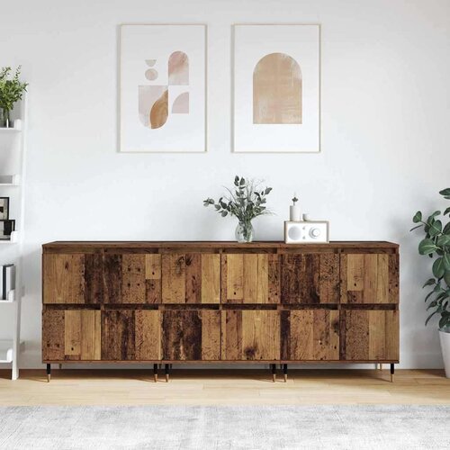  Komode 3 pcs Staro drvo 180 x 35 x 70 cm Konstruirano drvo Cijene