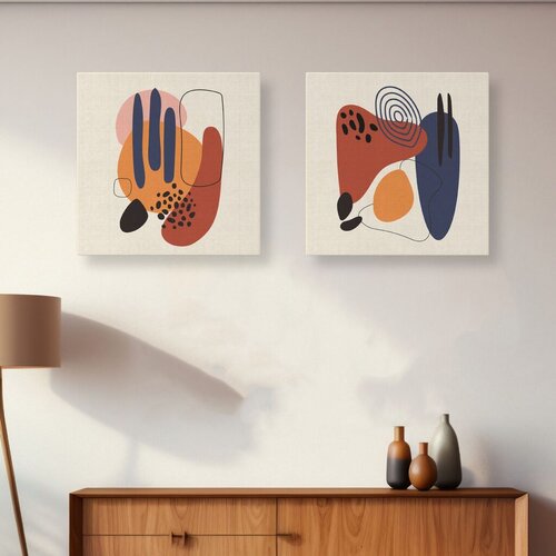 Wallity Zidna slika ASR_CNVS25-4, 50x50cm, 2 dijela Cene