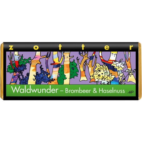 BIO čokolada - "Gozdni čudeži - robida in lešnik" - 70 g Cene