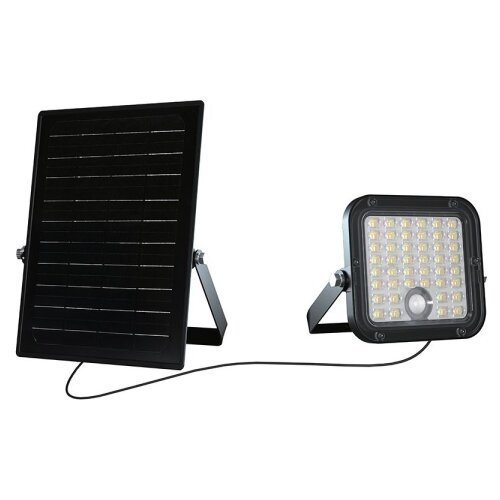  LED prigu&amp;scaron;iva solarni reflektor sa senzorom LED/10W/3,7V 4000/6000K IP65 + daljinski upravljač Slike