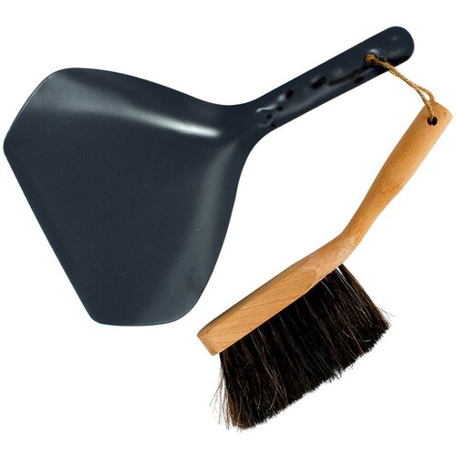 Womax Set metla i đubrovnik za či&amp;scaron;ćenje, 33x21.5x5 cm, Crna Slike