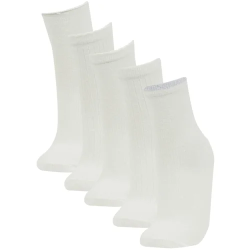 Defacto Women's 5-Piece Cotton Socks