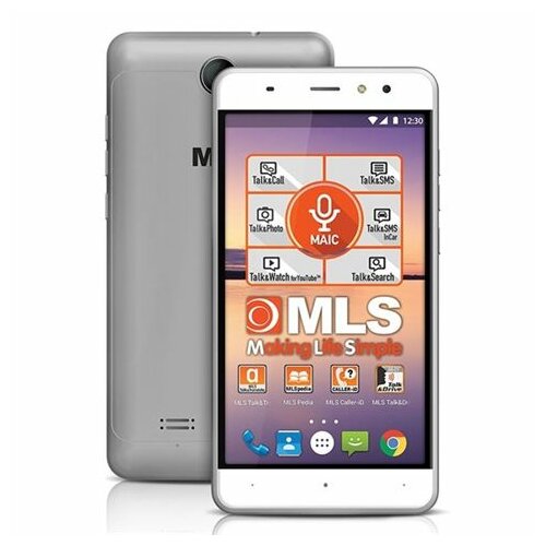 Mls ALU 5,5 (iQW554) srebrni 5.5 Quad Core 1.3GHz 1GB 8GB 8Mpx Dual Sim mobilni telefon Slike