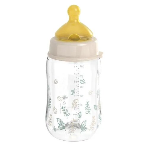 Nip Green PP fla&amp;scaron;ica bež 240ml 0m+, M protok Slike