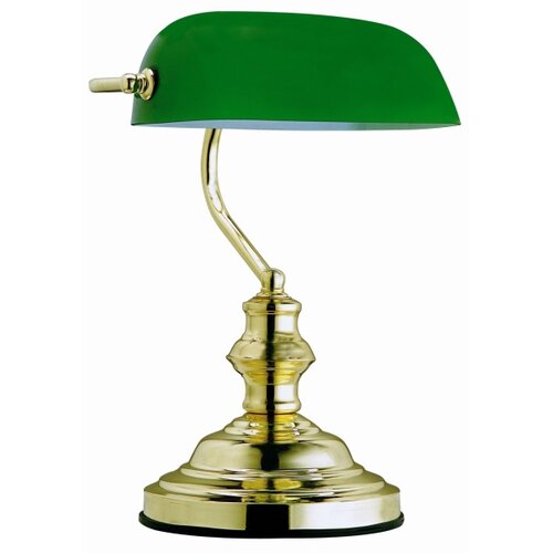 Globo RABALUX Stona lampa Antique zelena 1xE27 60w Slike