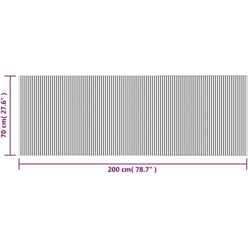 vidaXL Preproga pravokotna svetlo naravna 70x200 cm bambus Cene