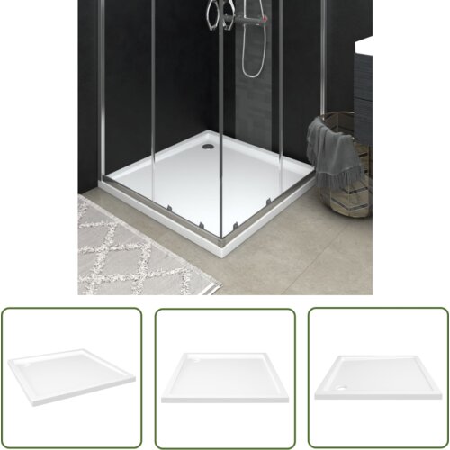 The Living Store Kvadratna ABS tuš kad 90x90 cm - Tuš Kad, (21738218) Cene