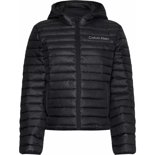 Calvin Klein Športna jakna črna / bela