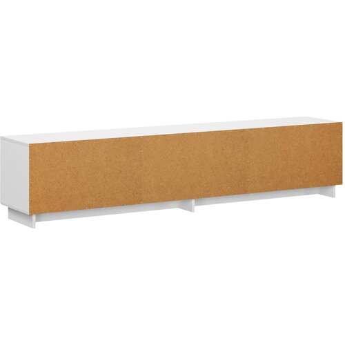  TV stalak 180 x 34,5 x 40 cm Bijela Konstruirano drvo Slike