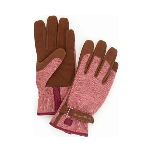 Burgon & Ball vrtnarske rokavice "love" red tweed - s/m Cene
