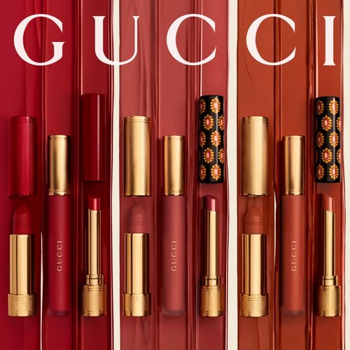 Gucci Beauty Rouge &amp;agrave; L&amp;egrave;vres Matte Lipstick mat tekući ruž za usne nijansa 114 Grace Cinnamon 6.5 ml Slike