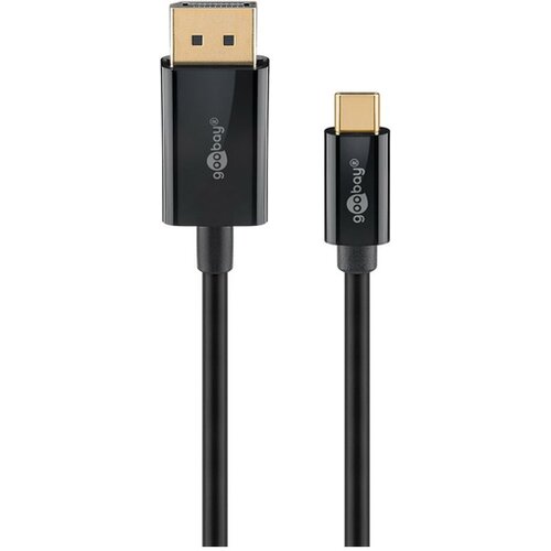 Goobay USB kabel USB-C (m) na displayport (m) 4k 60 hz 1m črn Cene
