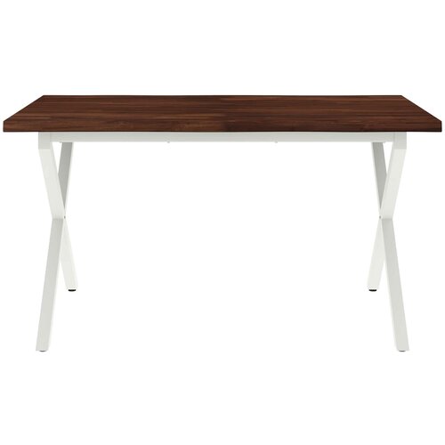 Stol za blagovanje s prirodnim rubom 140 x 80 x 75 cm Slike