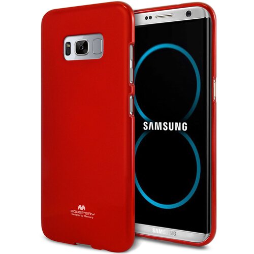  Gumijasti / gel etui Mercury Jelly Case za Samsung Galaxy S8 - rdeči Slike