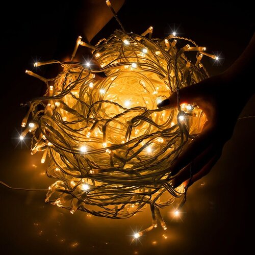  Božićna LED zavjesa s efektom treperenja 300 LED toplo bijela Cene