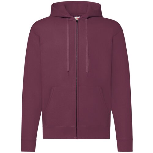 Fruit Of The Loom Burgundy Zippered Hoodie Classic Cijene
