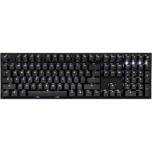 Ducky led keyboard universal usb german black, white Cijene