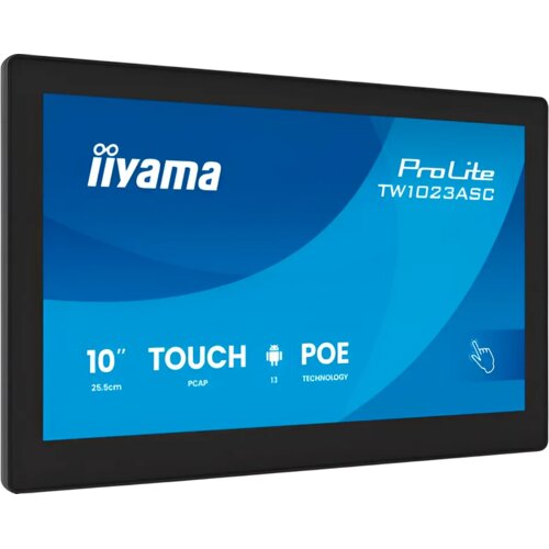 Iiyama TW1023ASC-B3P Signage Display Kiosk design 25.6 cm (10.1) Wi-Fi 385 cd /m&sup2; WXGA Black Touchscreen Built-in processor Android 24 /7 Cijene