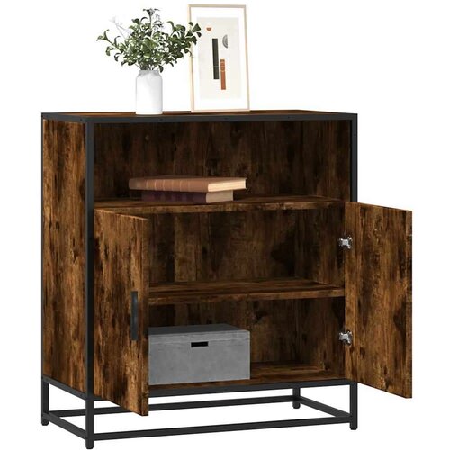 VidaXL Komoda boja hrasta 68x35x76 cm konstruirano drvo Slike