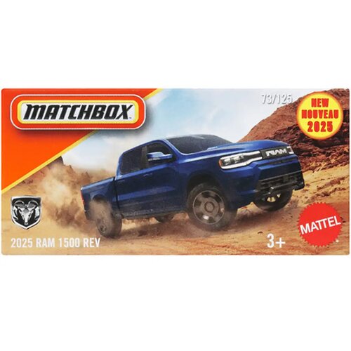 Mattel Matchbox: Model automobila 2025 Dodge RAM 1500 REV u papirnatoj kutiji 1/64 - Cene