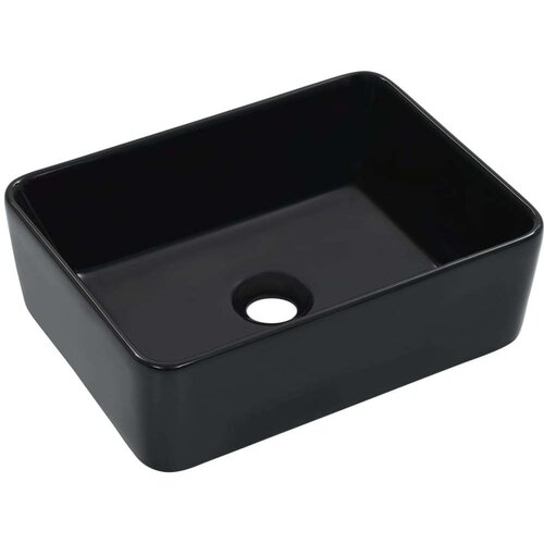 vidaXL Umivaonik 40 x 30 x 13 cm keramički crni Cijene