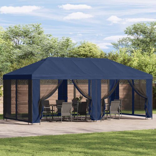  Pokrov za gazebo s bočnim zidovima Plava 600,5 x 300,5 cm Cijene