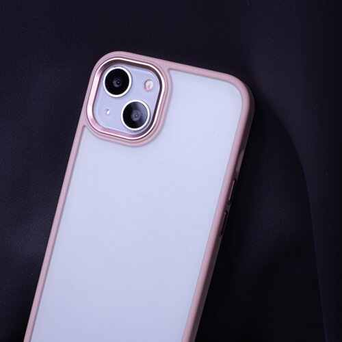 Satin silikonski ovitek za Xiaomi Redmi 10C - prozorno roza Slike