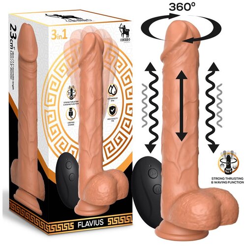 Centauro Vibracijski Penis Flavius Flesh 23 Cm Slike