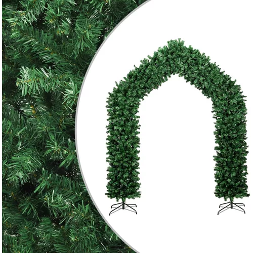 vidaXL Luk od božićnih drvca zeleni 270 cm