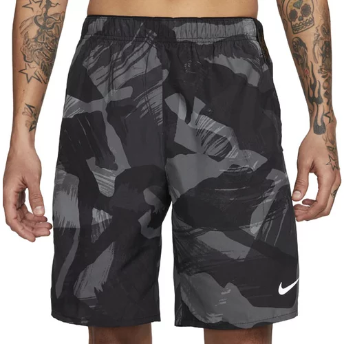 Nike DF CHLNGR 9UL SHORT CAMO Muške kratke hlače, crna, veličina