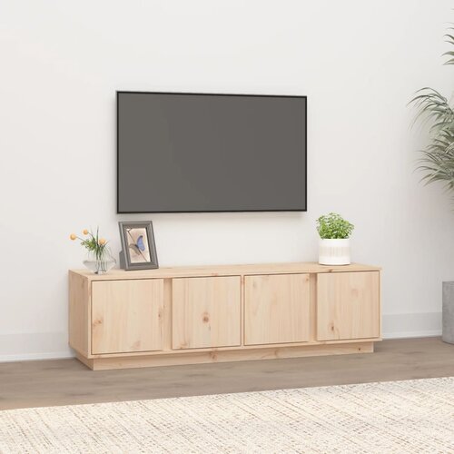 vidaXL TV omarica 140x40x40 cm trdna borovina Cene