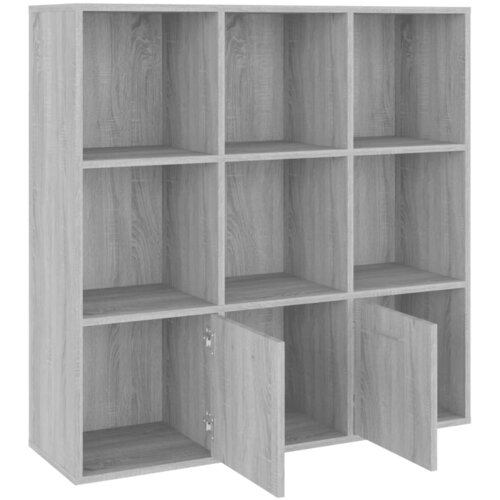  za knjige boja sivog hrasta sonome 98 x 30 x 98 cm Slike