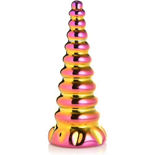 Creature Cocks XR Brands - Twilight Rainbow Glass Dildo Slike