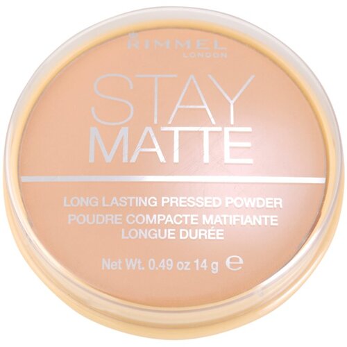 Rimmel London Stay Matte dolgoobstojen kompakten puder 14 g odtenek 009 Amber Cene