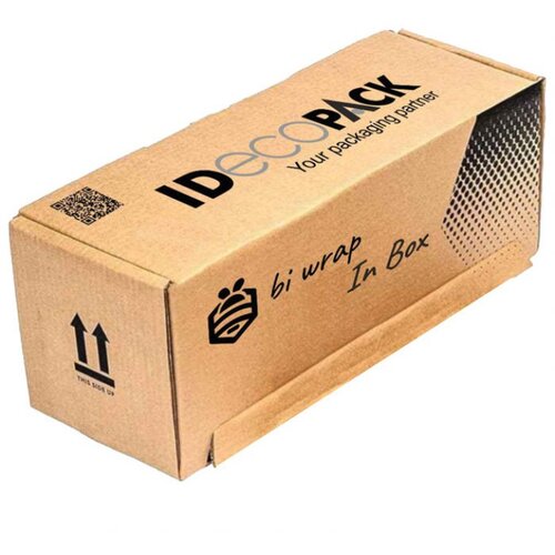  PAPIR OMOTNI SAĆASTI ROLA 80G 38CMX50M "BI WRAP BOX" SMEĐI - U KUTIJI Cene