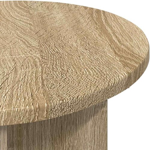  Bocni stol Hrast sonoma &amp;Oslash; 39 x 38 cm Konstruirano drvo - Hrast sonoma 1 Slike